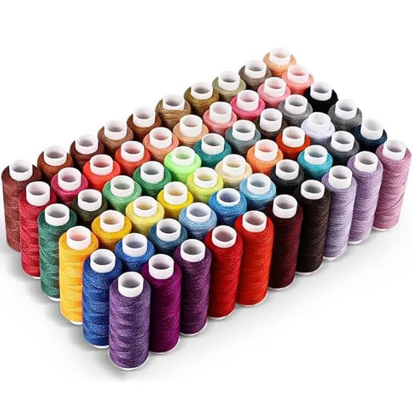 CiaraQ Sewing Threads Kits, 60 Colors Polyester 250 Yards Per Spools for Hand Sewing & Embroidery