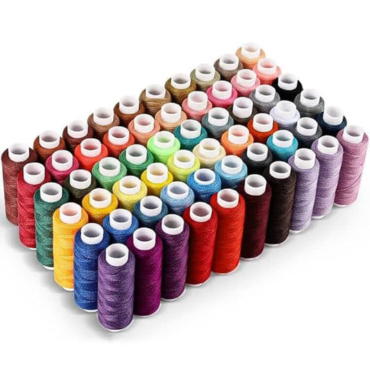 CiaraQ Sewing Threads Kits, 60 Colors Polyester 250 Yards Per Spools for Hand Sewing & Embroidery