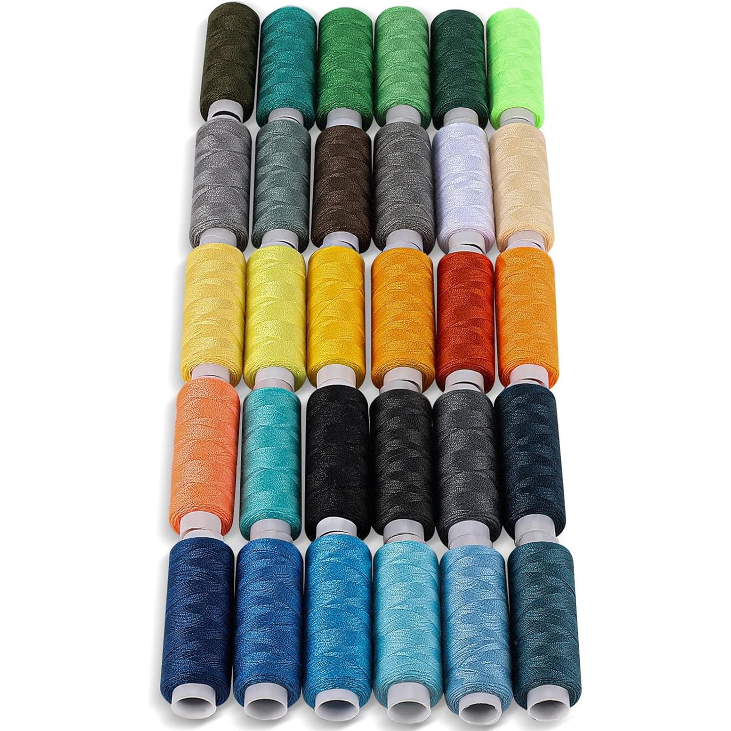 CiaraQ Sewing Threads Kits, 60 Colors Polyester 250 Yards Per Spools for Hand Sewing & Embroidery
