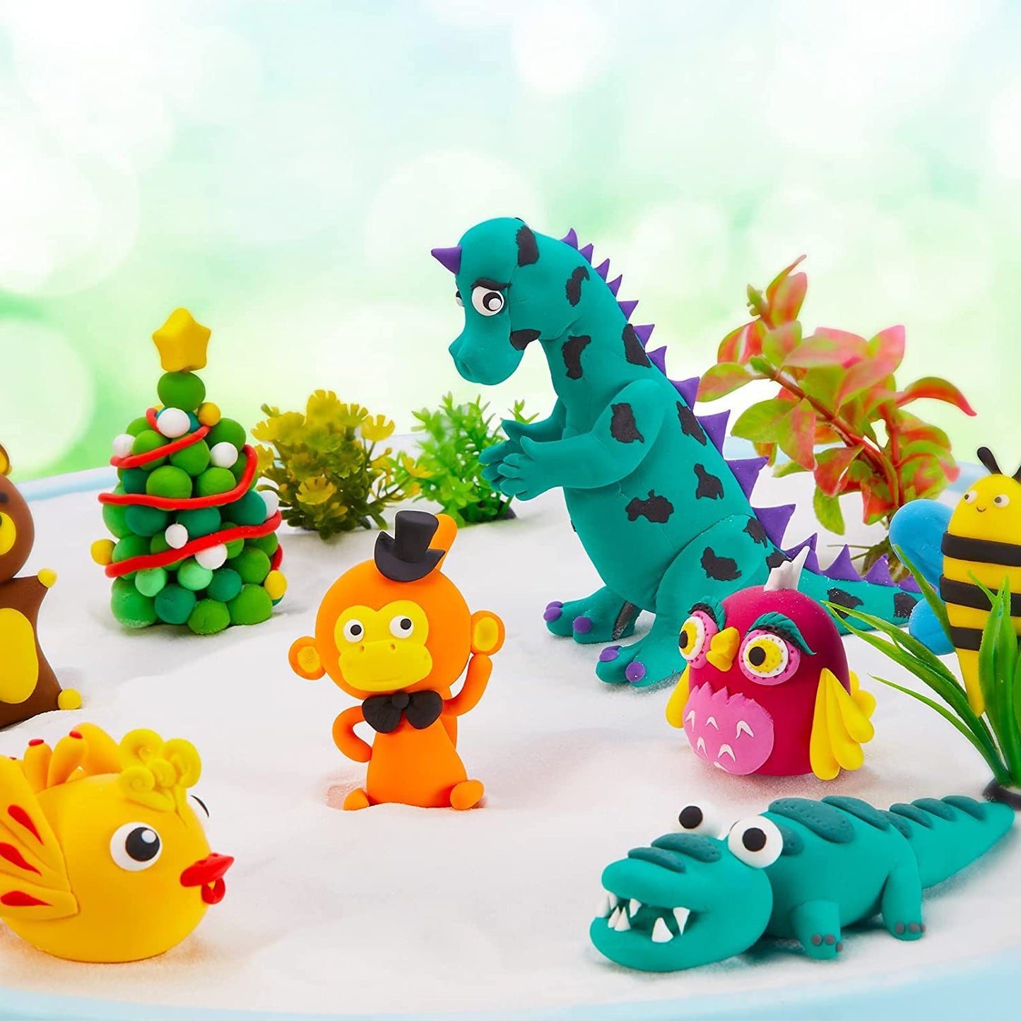 Modeling Clay Kit - 50 Colors Air Dry Ultra Light Clay, Safe & Non-Toxic, Great Gift for Kids.
