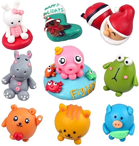 CiaraQ 24 Colors Small Block Polymer Clay Starter kit, Oven Bake Clay, CPSC Conformed Non-Toxic Molding DIY Clay, Great for Kids, Beginners.…
